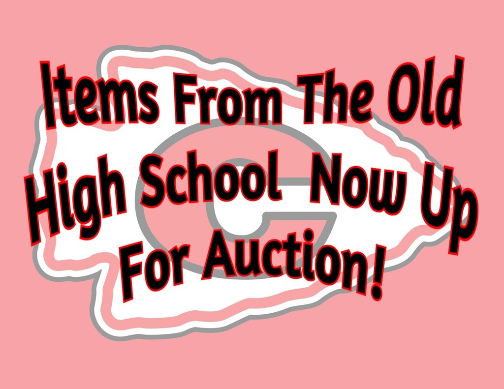 Items from the old high school now up for auction!