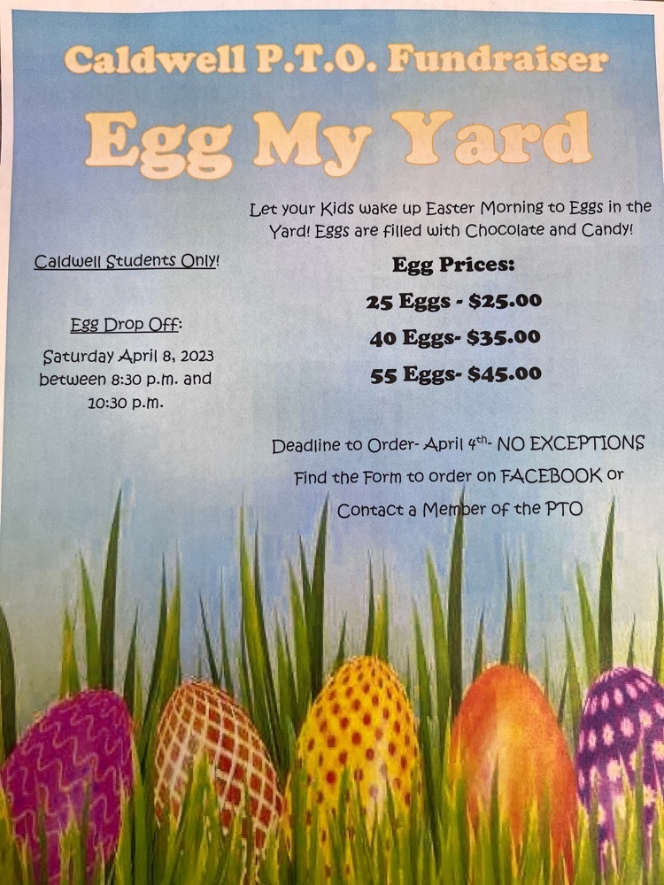 egg my yard flyer pto fundraiser